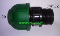 PRZELOT PE 20-3/4"gz (IRRITEC)